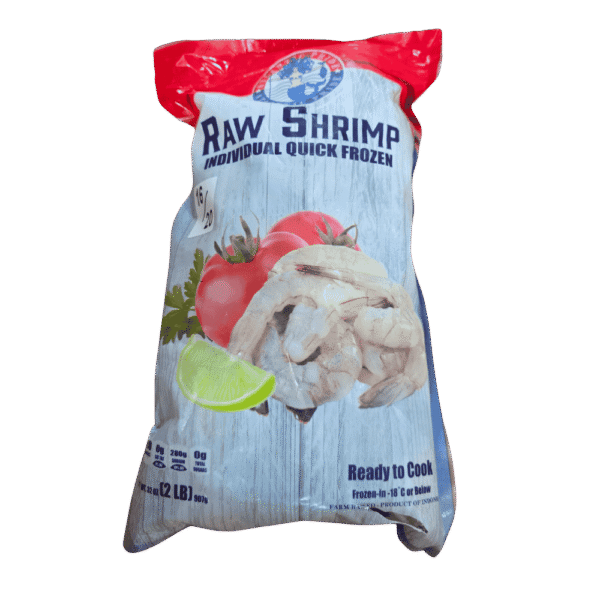 Camarón Crudo Congelado IQF (2 lb / 32 oz)