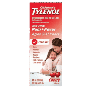 Tylenol para Niños Pain + Fever Cereza (120 mL)