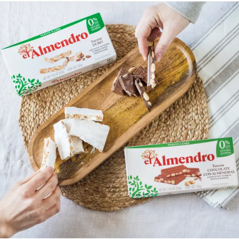 Turron Duro s/azúcar. El Almendro - Imagen 2